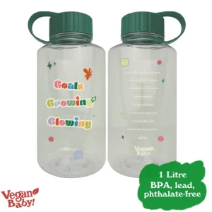 Affirmations Water Bottle | Botol Minum 1 Liter BPA Free Vegan Baby