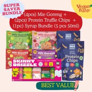 Super Saver Healthy Bundle - 4pcs Mie Goreng + 2pcs Protein Truffle Chips +1pc Syrup Bundle